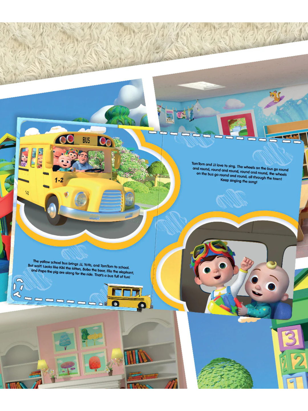 Moonbug Cocomelon – My Busy Book (10 Figurines & Playmat)