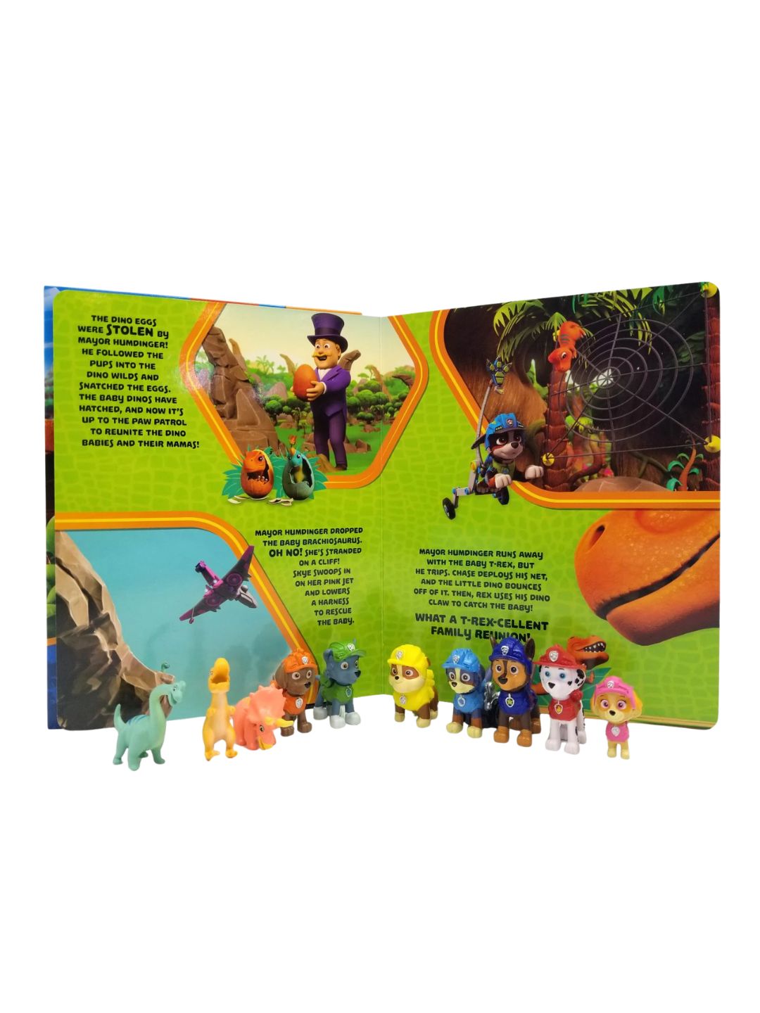 PAW Patrol Dino Rescue – My Busy Book (10 Figurines & Playmat)