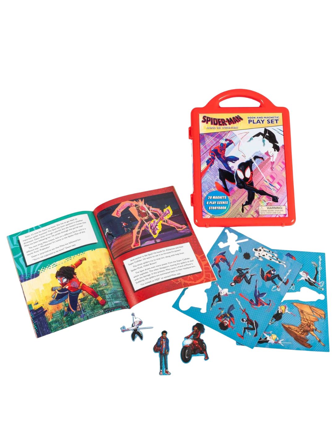 Marvel Spider-Man: Across the Spider-Verse – Magnetic Play Set & Activity Book