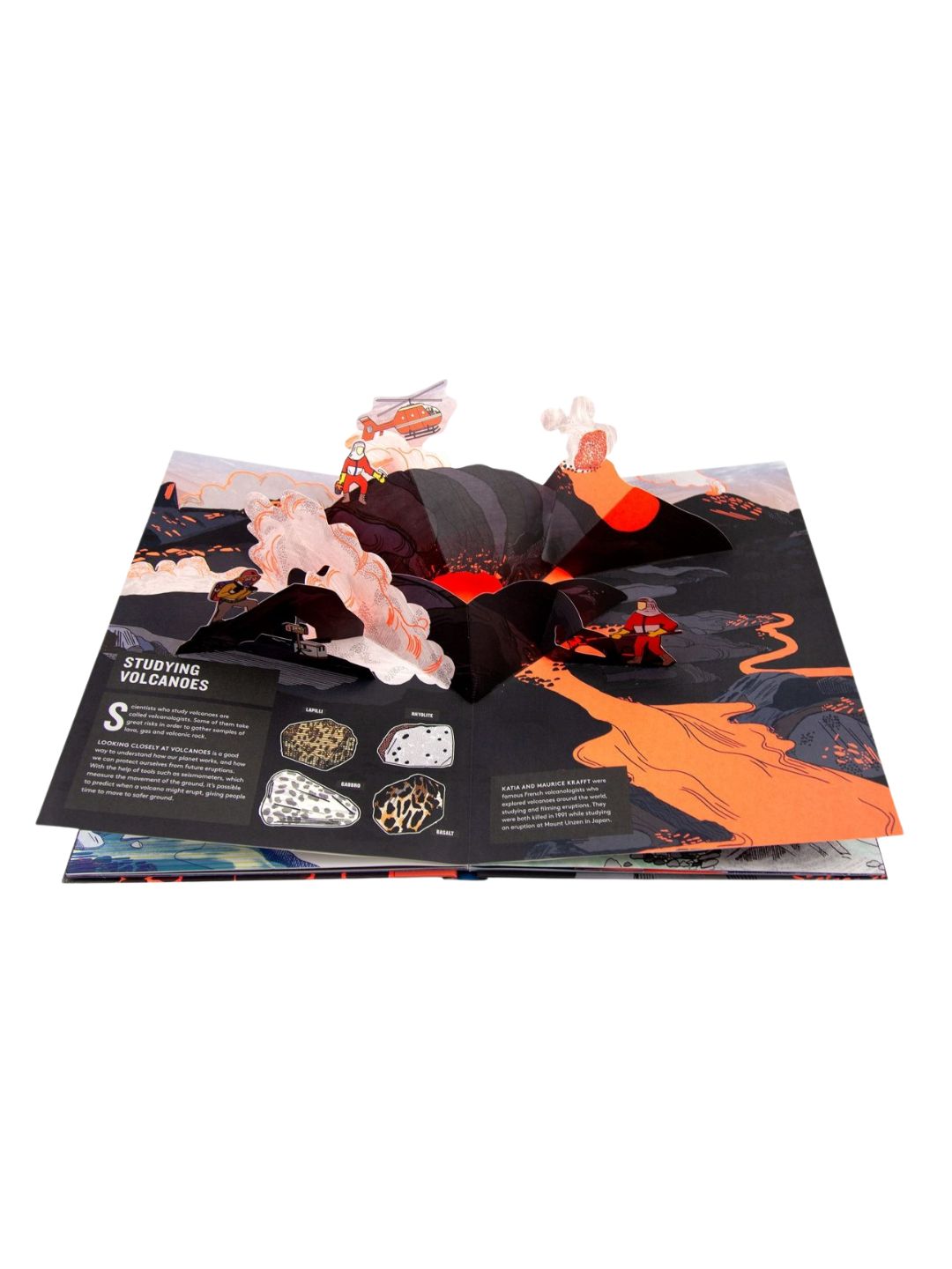 Interactive 3D Pop-Up Volcano Book - Thames & Hudson