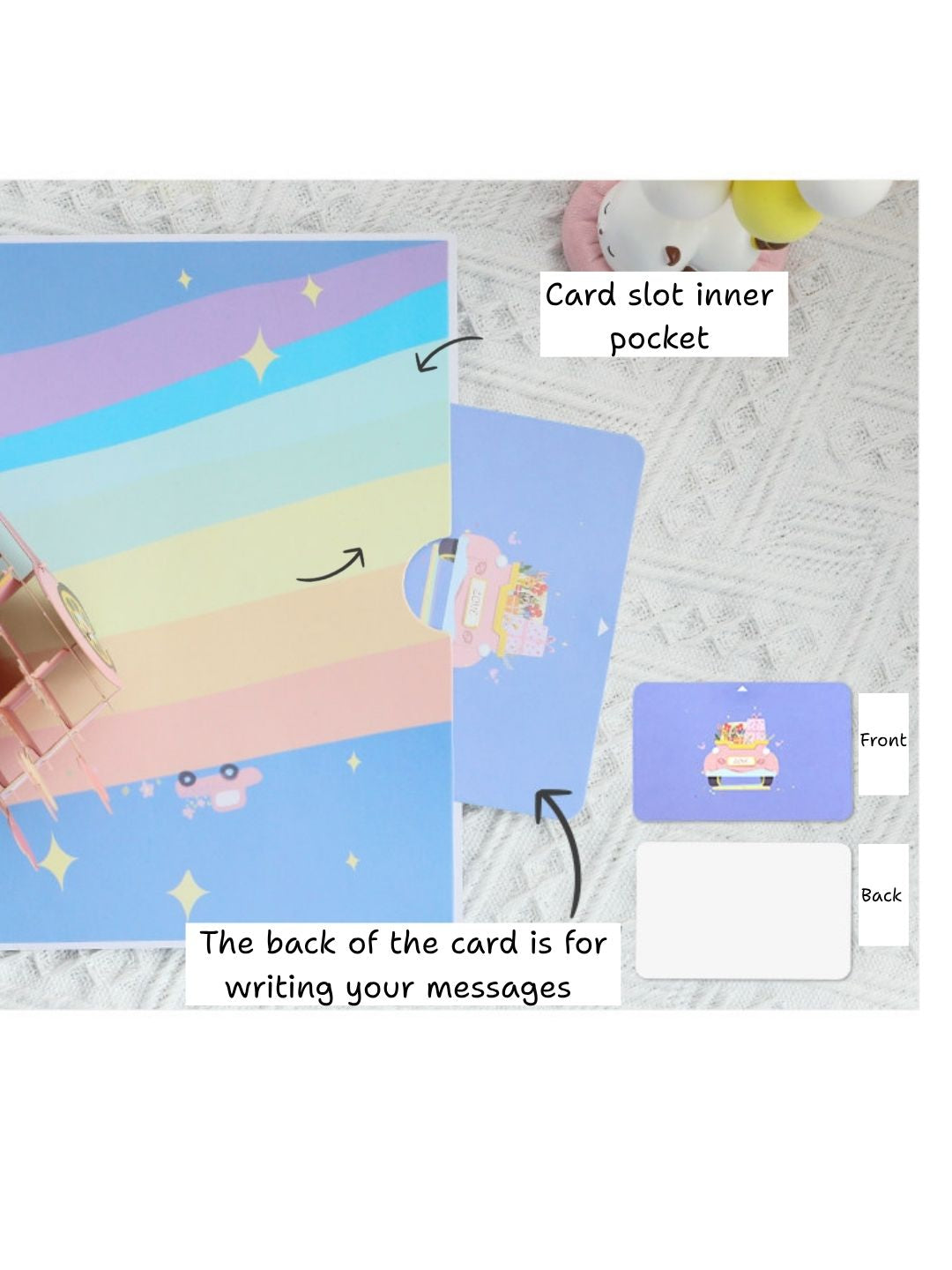 3D Pop-Up Greeting Card Romantic Love Valentine's Couple anniversary marriage engagement proposal