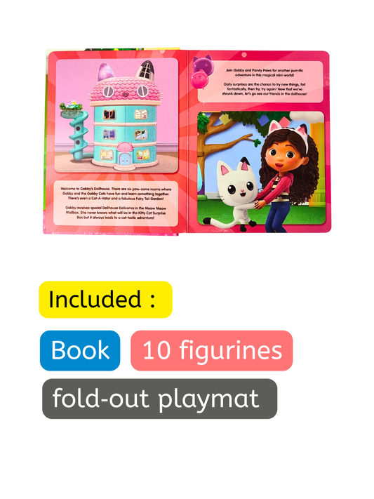Gabby's Dollhouse – My Busy Book (10 Figurines & Playmat)