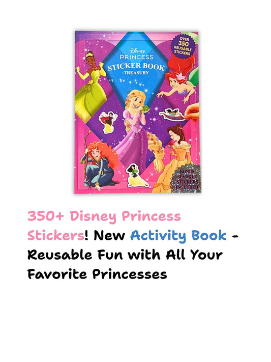 Disney Princess – Sticker Book Treasury (Over 350 Reusable Stickers)