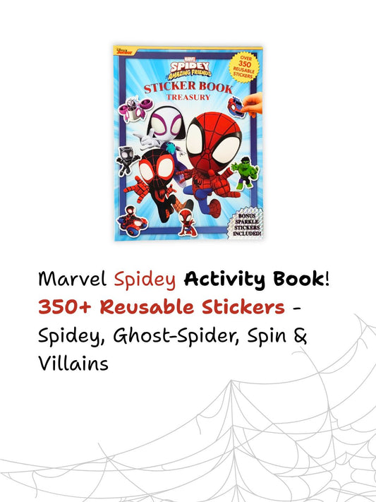 Marvel Spidey & His Amazing Friends – Sticker Book Treasury (Over 350 Reusable Stickers)