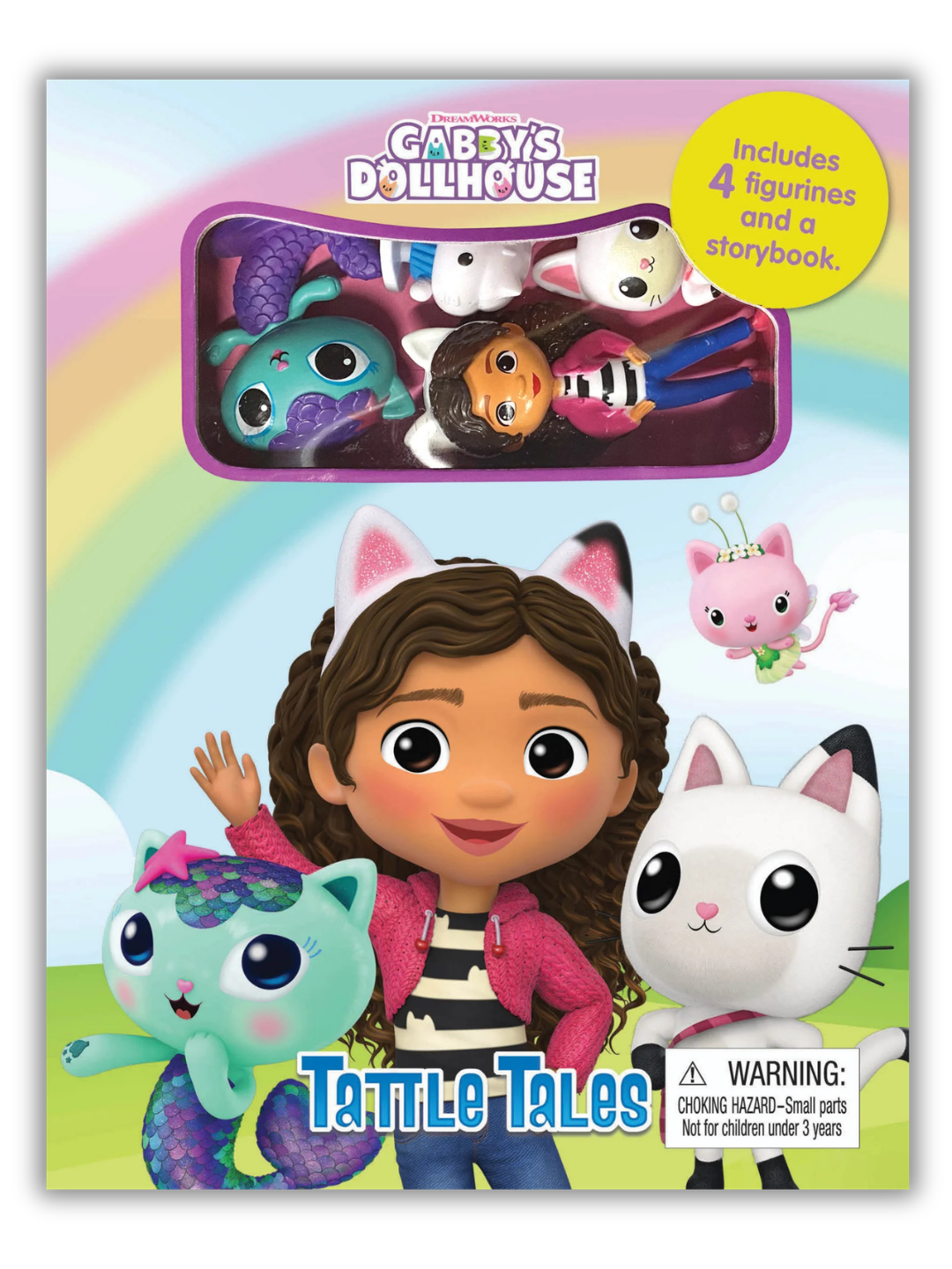 Gabby's Dollhouse – Tattle Tales (Book + 4 Figurines)