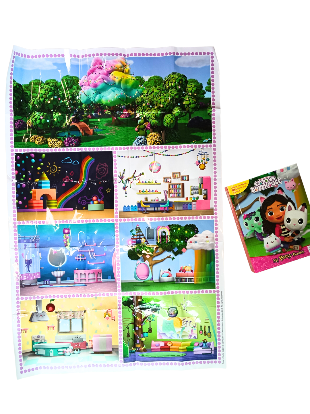 Gabby's Dollhouse – My Busy Book (10 Figurines & Playmat)