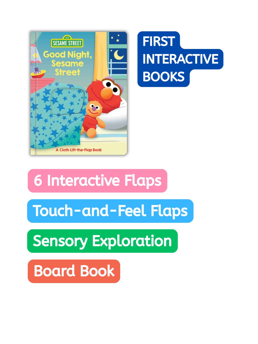 Good Night, Sesame Street | Elmo | Lift Touch Board Book