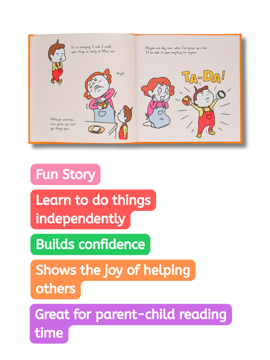 I Can Open That by Shinsuke Yoshitake (Hardcover Picture Book – Independence & Confidence)