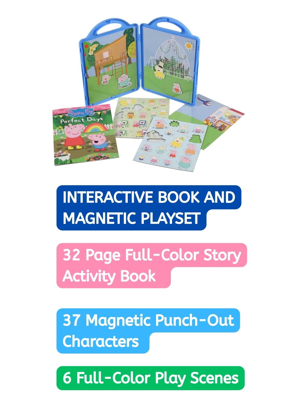 Peppa Pig – Magnetic Play Set & Storybook