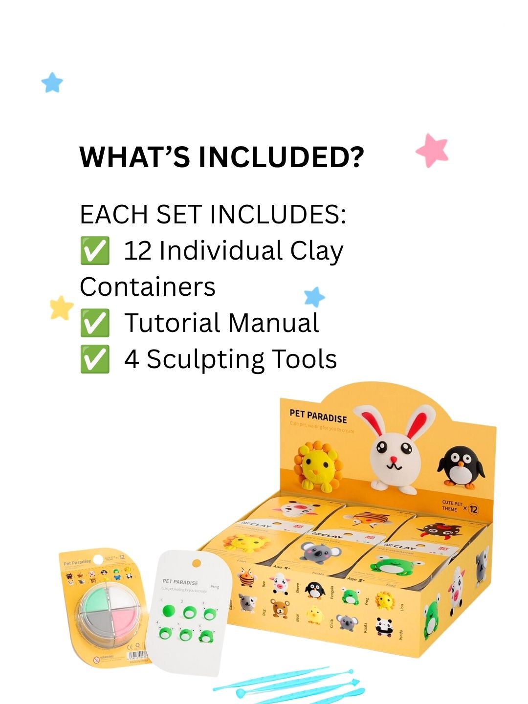 Dessert House | NON-TOXIC Air dry Clay | Loufor