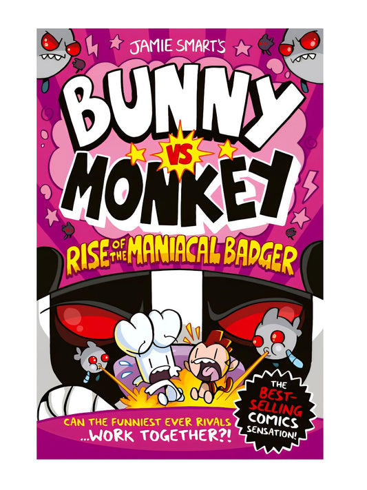 Bunny vs Monkey 5: Rise of the Maniacal Badger - Jamie Smart | Paperback