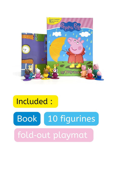 Peppa Pig – My Busy Book (10 Figurines & Playmat)