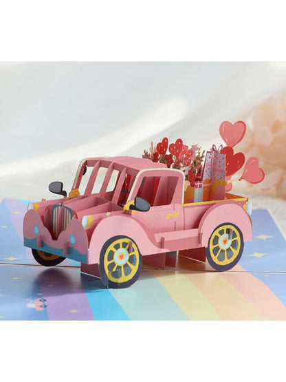 3D Pop-Up Greeting Card Romantic Love Valentine's Couple anniversary marriage engagement proposal