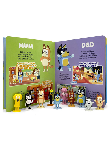Bluey – My Busy Book (10 Figurines & Playmat)