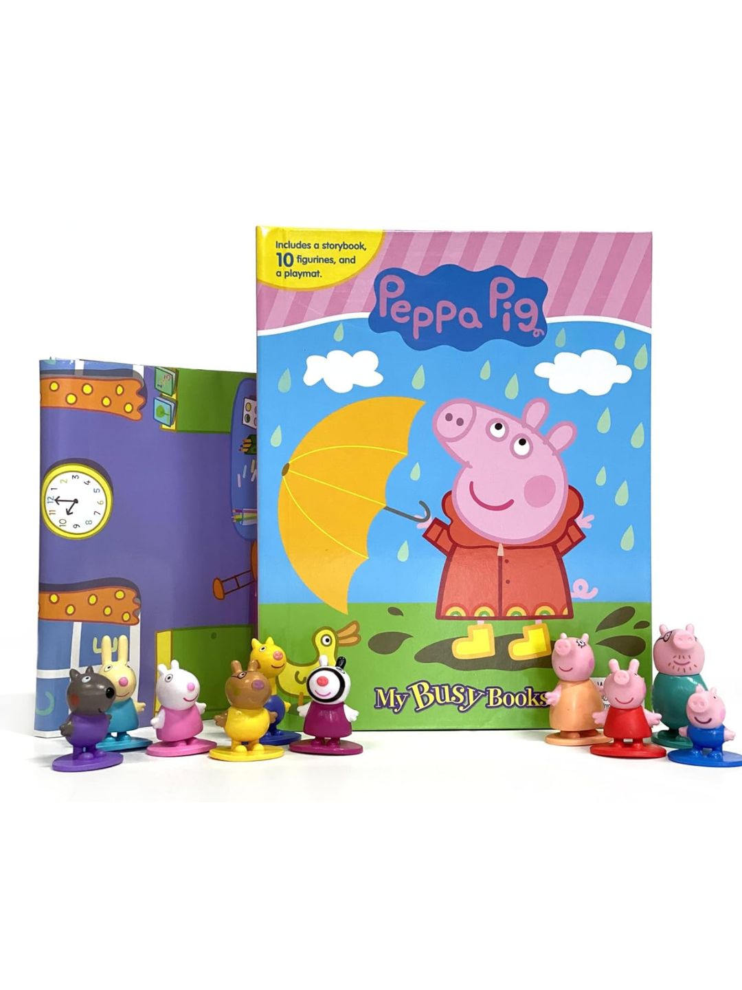 Peppa Pig – My Busy Book (10 Figurines & Playmat)