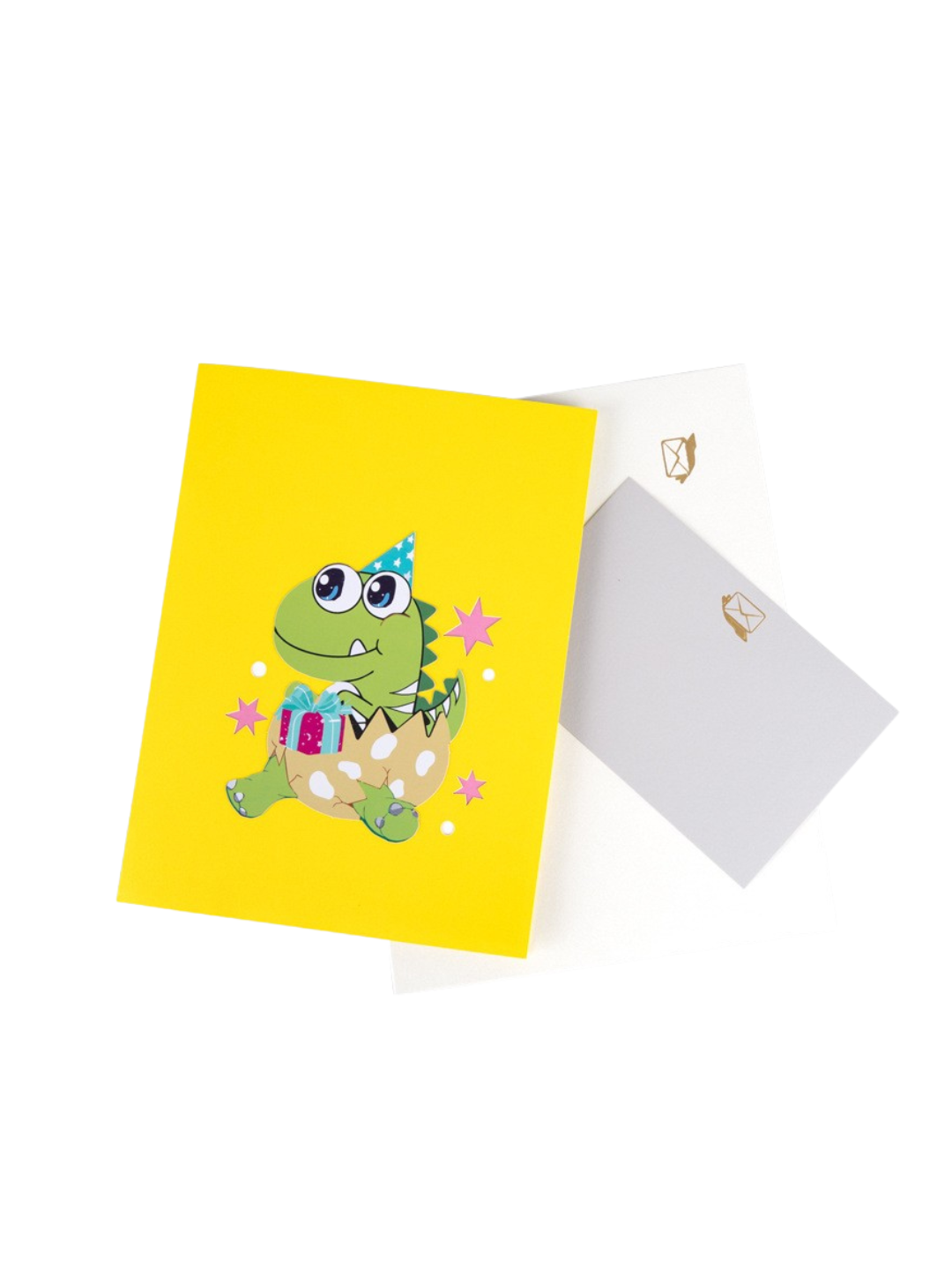 3D Pop-Up Birthday Card Cute Dinosaur