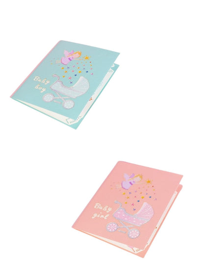 SG | 3D Pop-Up Greeting Card | Baby Boy Girl | Welcome Little One | Newborn Gift Card | Baby Shower | Birth Celebration