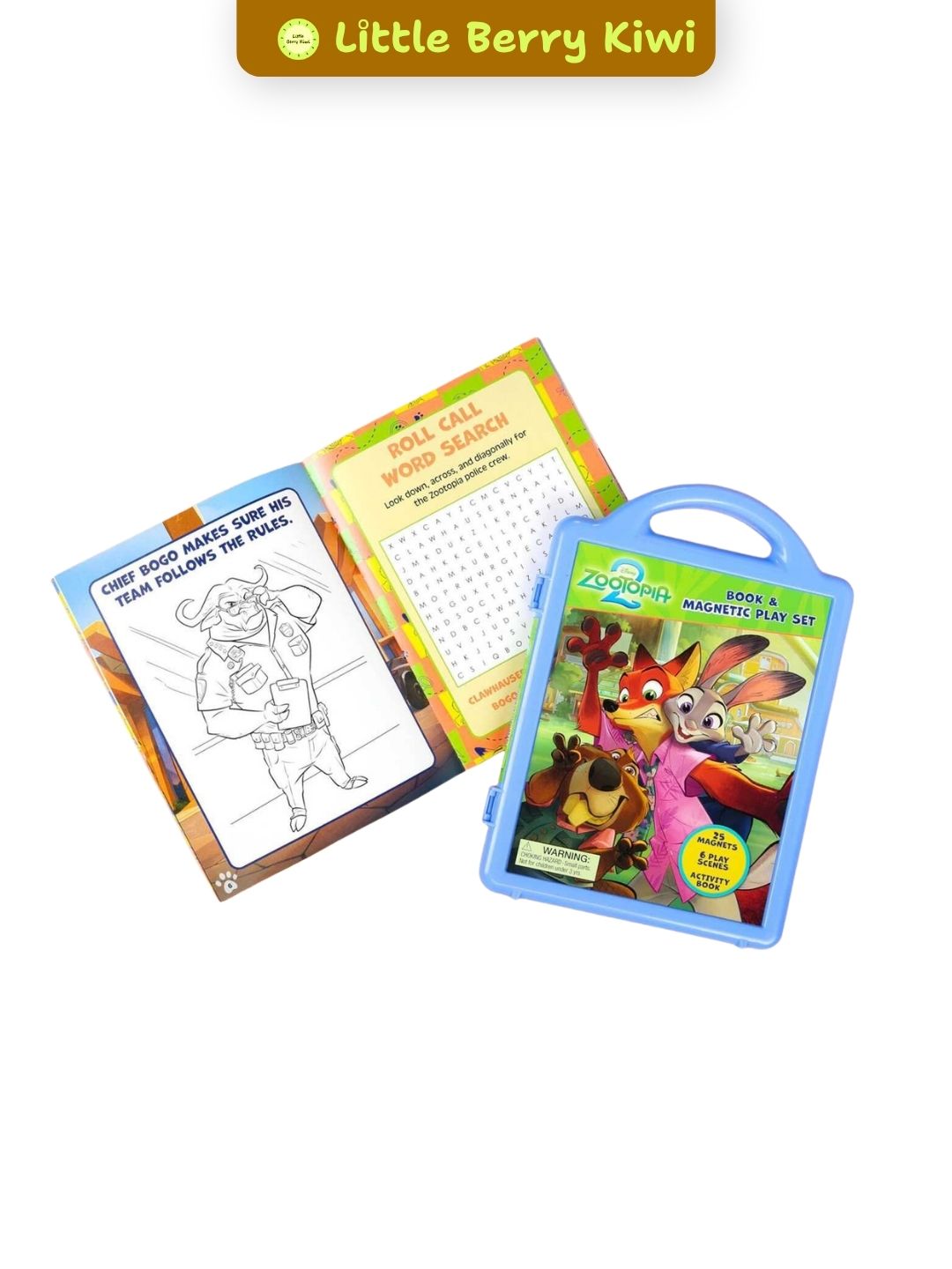 Disney Zootopia 2 – Magnetic Play Set & Activity Book