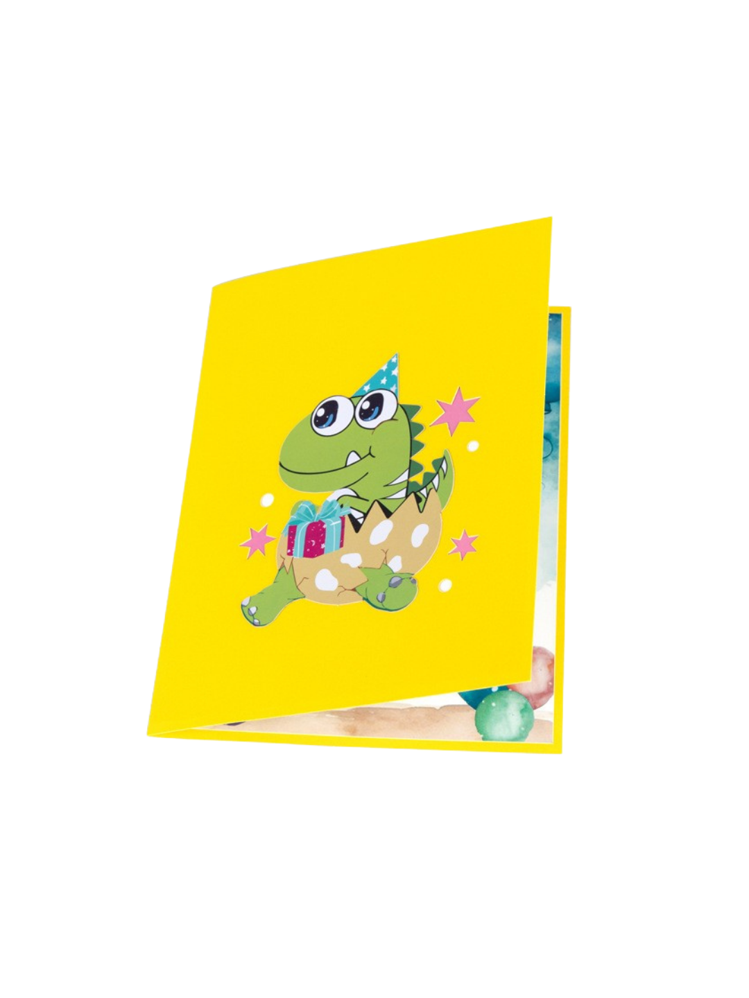 3D Pop-Up Birthday Card Cute Dinosaur