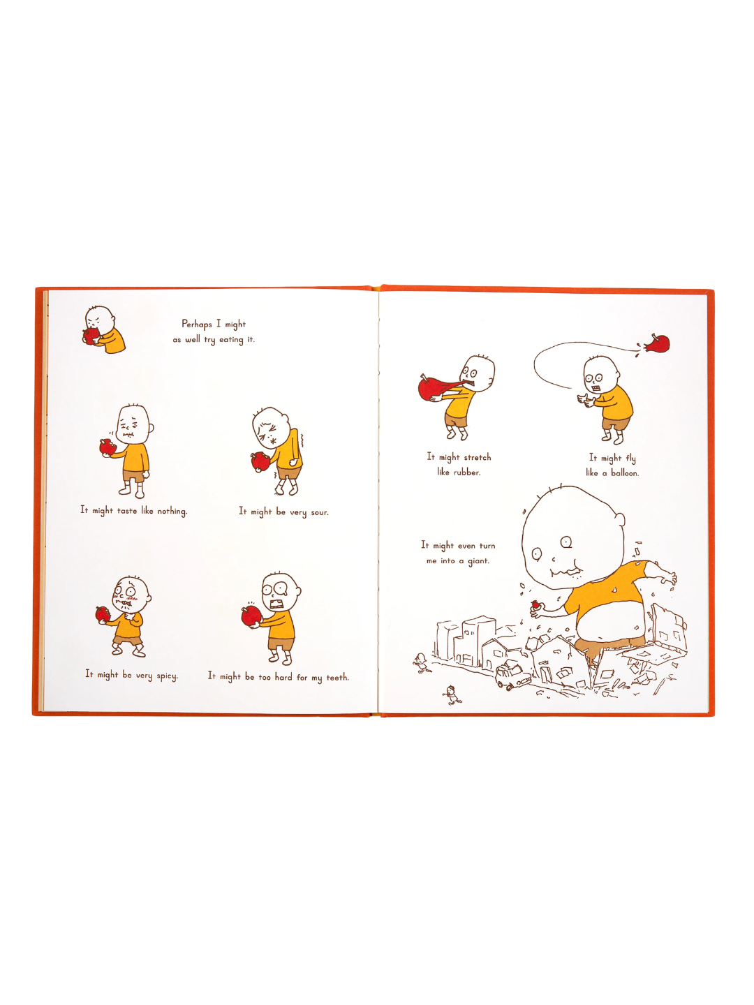 It Might Be an Apple by Shinsuke Yoshitake (Hardcover Picture Book – Imagination & Creative Thinking)