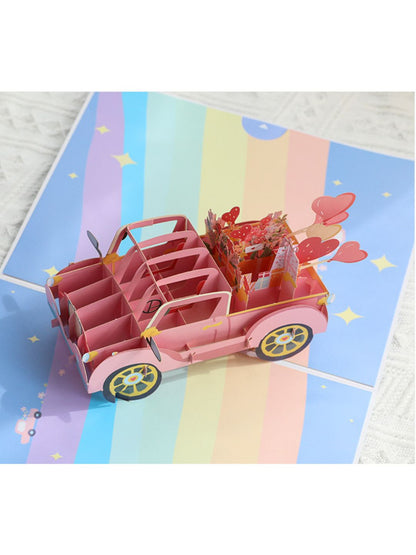 3D Pop-Up Greeting Card Romantic Love Valentine's Couple anniversary marriage engagement proposal