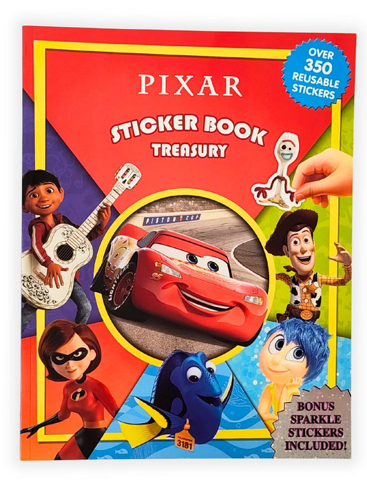 Disney Pixar – Sticker Book Treasury (Over 350 Reusable Stickers)