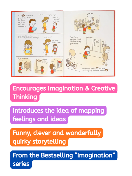 I Wonder Where I Am? by Shinsuke Yoshitake (Hardcover Picture Book – Maps & Creative Thinking)