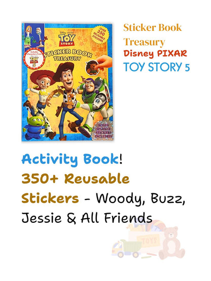 Disney Pixar Toy Story – Sticker Book Treasury (Over 350 Reusable Stickers)