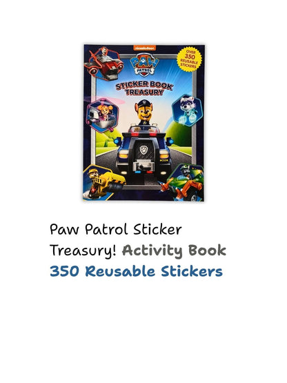 PAW Patrol – Sticker Book Treasury (Over 350 Reusable Stickers)