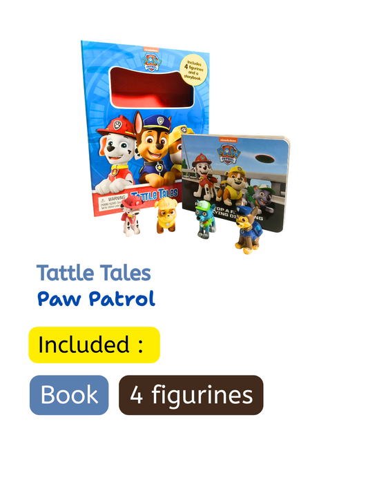 PAW Patrol – Tattle Tales (Book + 4 Figurines)