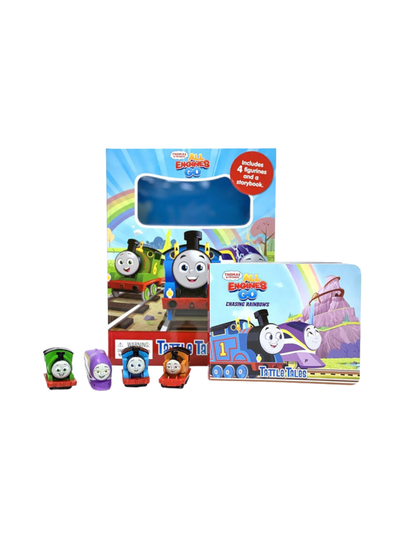 Thomas & Friends All Engines Go – Tattle Tales (Book + 4 Figurines)