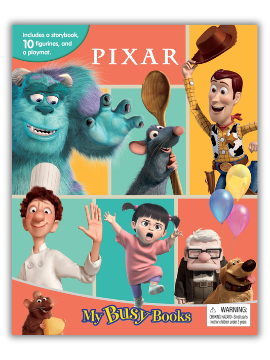 Disney Pixar – My Busy Book (10 Figurines & Playmat)