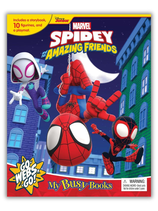 Marvel Spidey & Amazing Friends – My Busy Book (10 Figurines & Playmat)