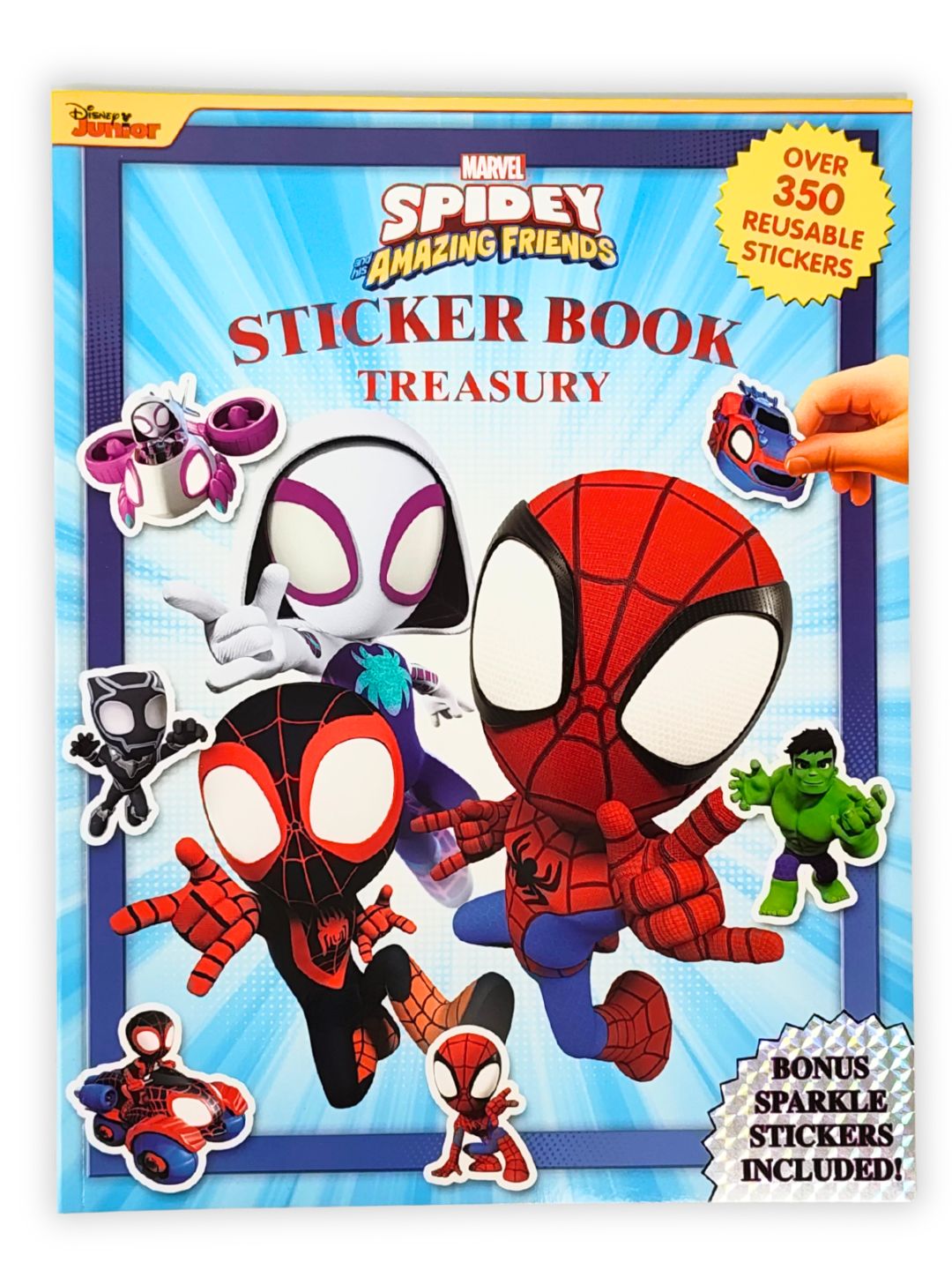 Marvel Spidey & His Amazing Friends – Sticker Book Treasury (Over 350 Reusable Stickers)