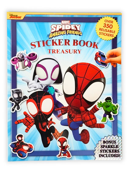 Marvel Spidey & His Amazing Friends – Sticker Book Treasury (Over 350 Reusable Stickers)