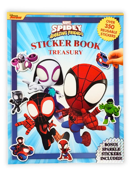 Marvel Spidey & His Amazing Friends – Sticker Book Treasury (Over 350 Reusable Stickers)