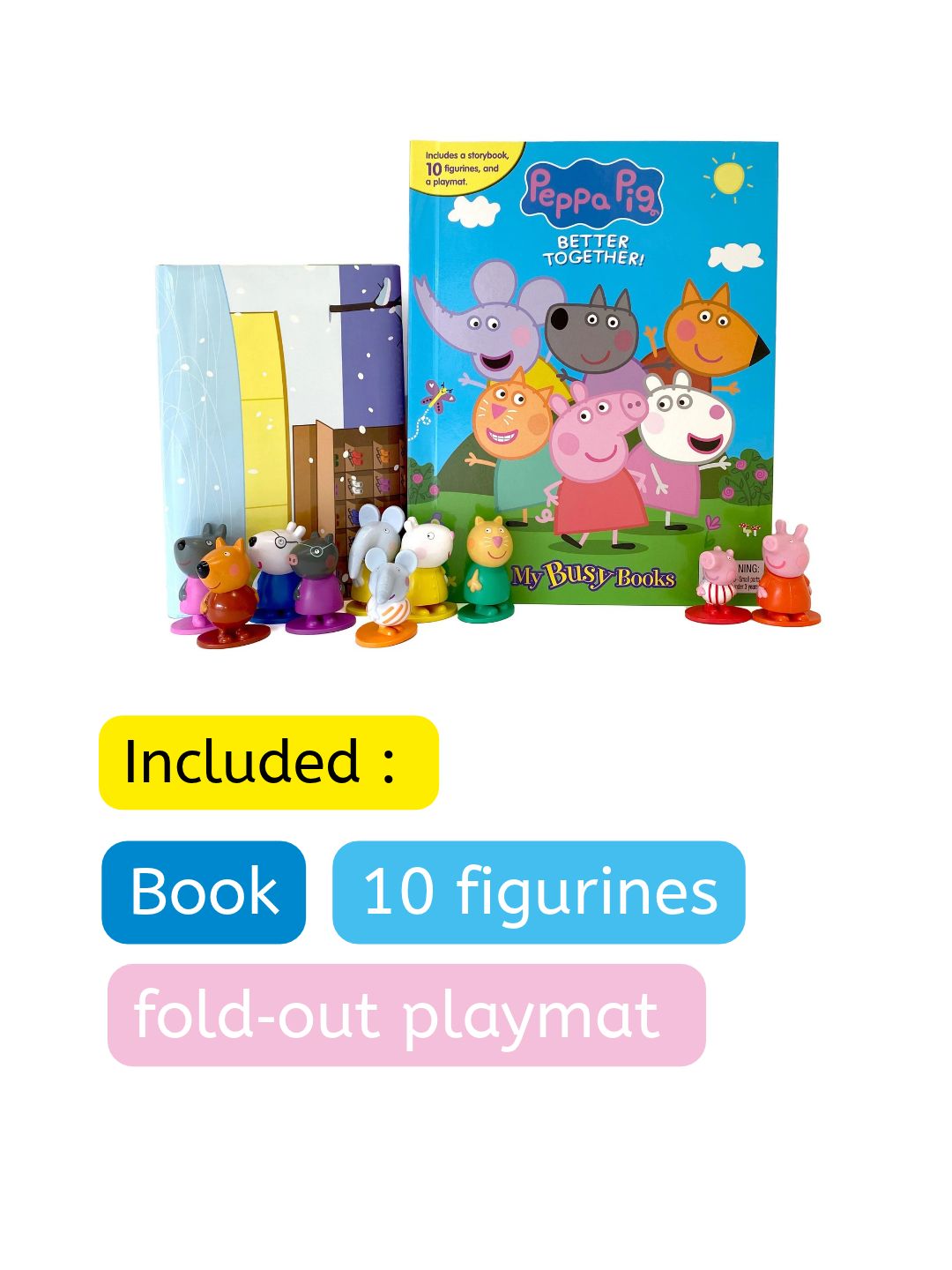 Peppa Pig Better Together! – My Busy Book (10 Figurines & Playmat)