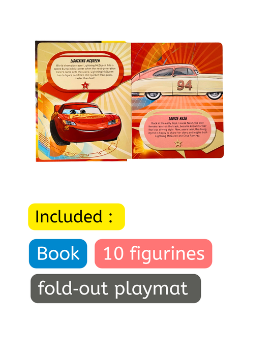 Disney Cars – My Busy Book (10 Figurines & Playmat)