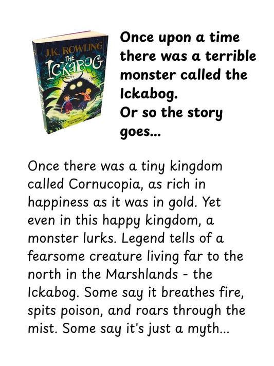 The Ickabog: A Children’s Fantasy Novel by J.K. Rowling, Illustrated by Ben Mantle