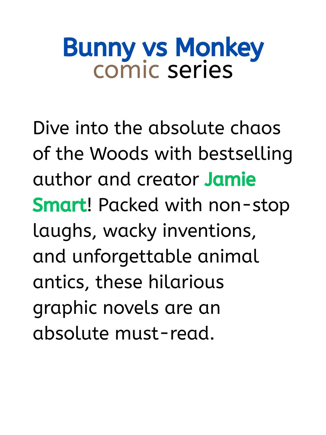 Bunny vs Monkey (Book 1) - Jamie Smart | Paperback
