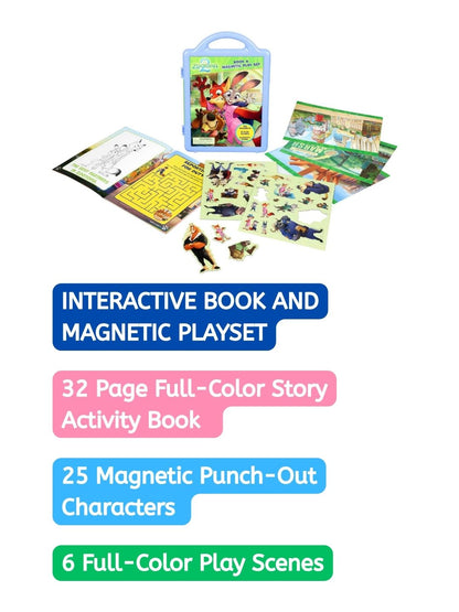 Disney Zootopia 2 – Magnetic Play Set & Activity Book