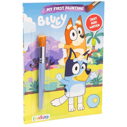 My First Painting - Bluey - Kids Water Painting & Mess-Free Fun