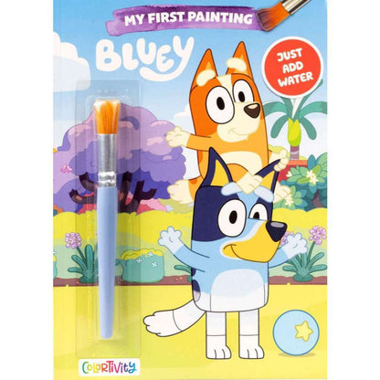 My First Painting - Bluey - Kids Water Painting & Mess-Free Fun